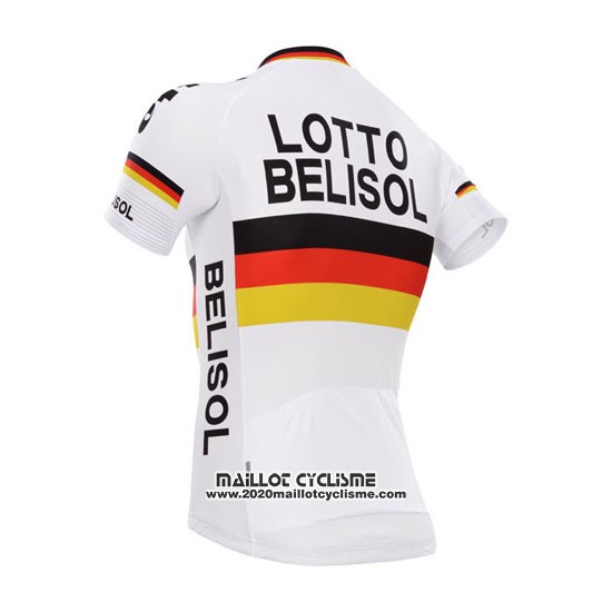 2014 Maillot Ciclismo Lotto Belisol Campion Allemagne Manches Courtes et Cuissard